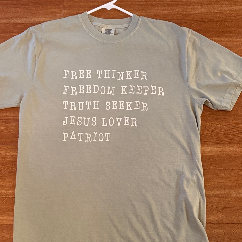 Comfort Colors Sage Green Graphic Tee